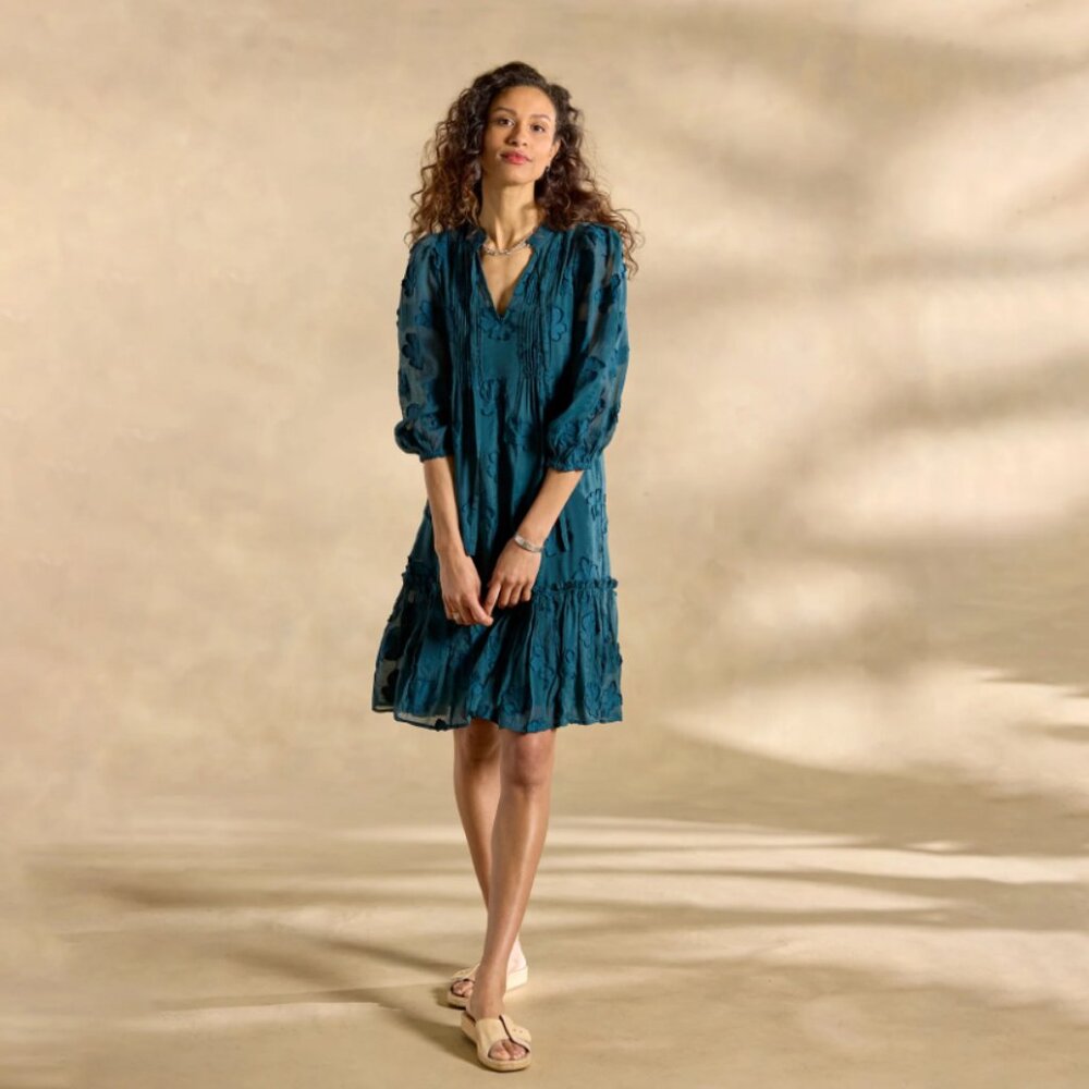 Fanciful Florals Dress PXXS Sundance Catalog